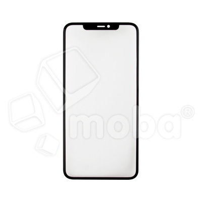 Стекло для переклейки iPhone 11 Pro Max (A2218) с OCA пленкой Черный - OR (Mitsubishi)