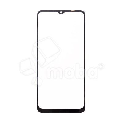 Стекло для переклейки Samsung Galaxy A03 Core (A032F) в сборе с OCA пленкой Черный - OR (Mitsubishi)