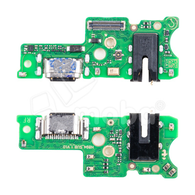 Шлейф для Infinix Note 30 4G (X6833B/X6716B) плата на системный разъем/разъем гарнитуры/микрофон - Премиум