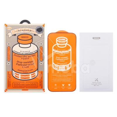 Защитное стекло Remax Medicine Glass GL-83 для iPhone Air (сверхпрочное) Черный