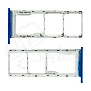 Держатель SIM для Tecno POP 7 (BF6) Голубой