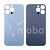 Задняя крышка для iPhone 13 Pro Max (A2645) Голубой (стекло, широкий вырез под камеру, логотип)