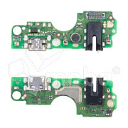Шлейф для Infinix Smart 7 (X6515) плата на системный разъем/разъем гарнитуры/микрофон - Премиум