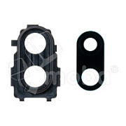 Стекло камеры для Xiaomi Redmi Note 7/7 Pro (M1901F7H/M1901F7G) в сборе с рамкой Черный