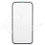 Защитное стекло "Стандарт" для iPhone 14 Pro Max Черный (Полное покрытие)