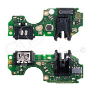 Шлейф для Infinix Smart 7 HD (X6516) плата на системный разъем/разъем гарнитуры/микрофон - Премиум