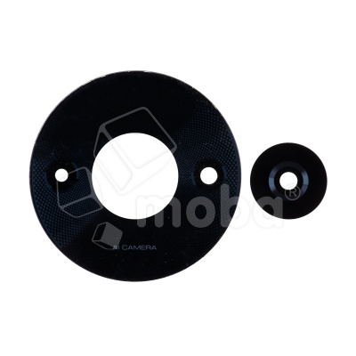 Стекло камеры для Xiaomi Redmi A3/Poco C61 (23129RN51X/2312BPC51X) (комплект 2 шт.) Черный