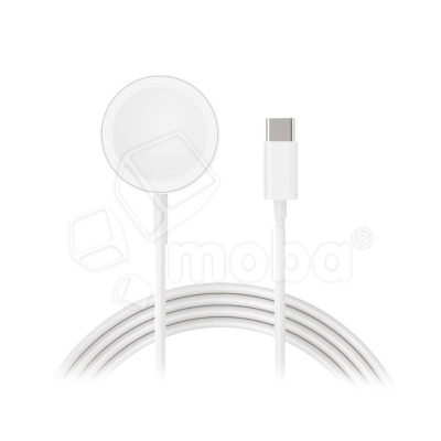 Беспроводное зарядное устройство для Apple Watch (Magnetic Charging, Type-C) Белый