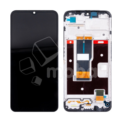 Дисплей для Realme C31 (RMX3501) модуль с рамкой Черный - OR