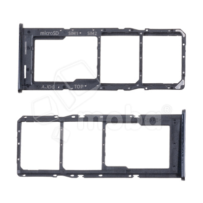 Держатель SIM для Samsung Galaxy A04s (A047F) Черный