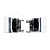 Заглушки петель для ноутбука HP 15-BS/15-BW/15-RA/15-RB (комплект 2 шт.) Серебро