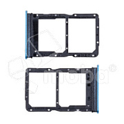 Держатель SIM для Huawei Honor X8a 4G/90 Lite (CRT-LX1/CRT-NX1) Голубой