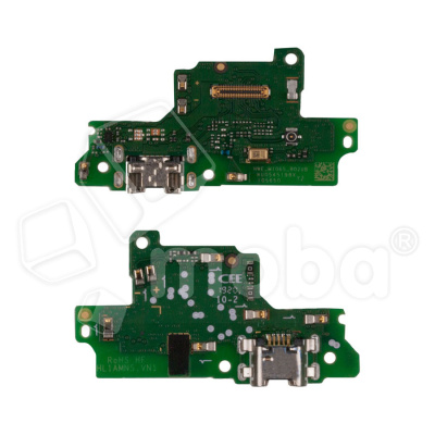 Шлейф для Huawei Y5 2019/Honor 8S/8S Prime (AMN-LX9/KSE-LX9/KSA-LX9) плата на системный разъем/микрофон - Премиум
