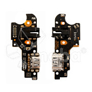 Шлейф для Realme C3/Realme 5 (RMX2020/RMX1927) плата системный разъем/разъем гарнитуры/микрофон