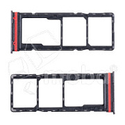 Держатель SIM для Infinix Smart 10 (X6725) Серебро