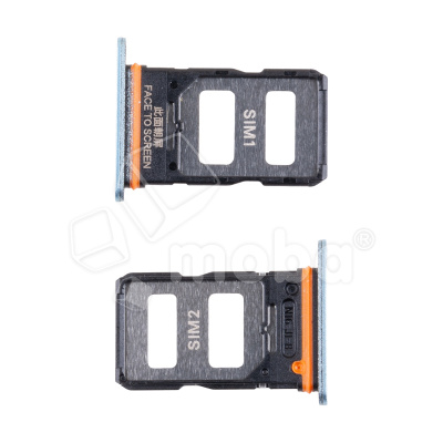 Держатель SIM для Xiaomi Redmi Note 13 Pro 5G (2312DRA50C/2312CRAD3C/2312DRA50G/2312DRA50I) Голубой