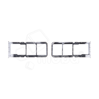 Держатель SIM для Realme 8 4G/8 Pro (RMX3085/RMX3081) Серебро