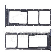 Держатель SIM для Tecno POP 7 (BF6) Черный