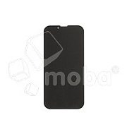 Защитное стекло "Антишпион" для iPhone 13/13 Pro/14/16e Черный (Закалённое, полное покрытие)