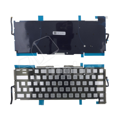 Подсветка клавиатуры для ноутбука MacBook Pro 16" A2141 (2019, Г-образный Enter RU) Черный