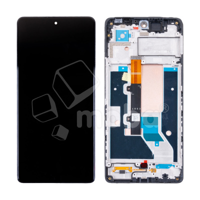 Дисплей для Tecno Pova 6 4G (LI7) модуль с рамкой Черный - OR