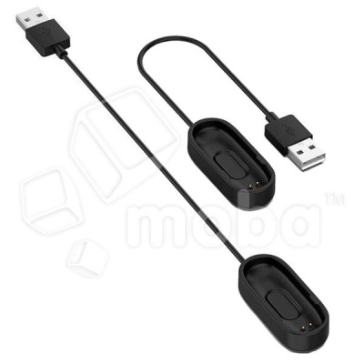 Кабель USB - для Xiaomi Mi Band 4 Черный