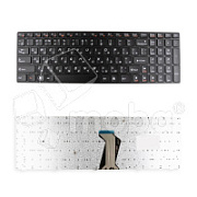 Клавиатура для ноутбука Lenovo IdeaPad Y570/Y570P (с рамкой) Черный