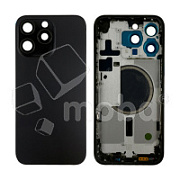 Корпус для iPhone 15 Pro Max (A3106) (1 Sim) Черный - Премиум