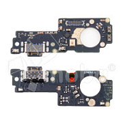 Шлейф для Xiaomi Poco M4 5G (MZB0BF9RU/22041219PG) плата системный разъем/микрофон - Премиум