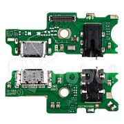 Шлейф для Infinix Note 10 Pro (X695C) плата на системный разъем/разъем гарнитуры/микрофон