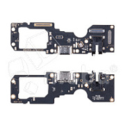 Шлейф для OPPO A78 4G (CPH2565) плата на системный разъем/разъем гарнитуры/микрофон