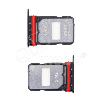 Держатель SIM для Xiaomi Poco F7 Ultra (24122RKC7G) Черный