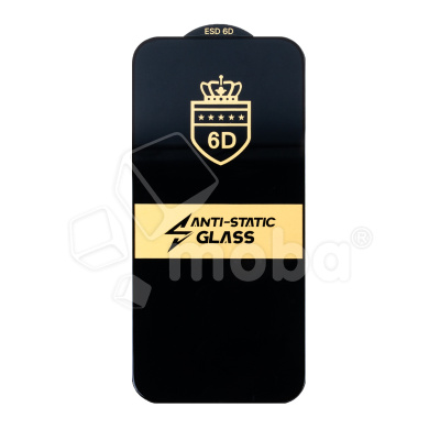 Защитное стекло "Стандарт" для iPhone 16 Pro Max Черный (Полное покрытие)