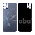 Задняя крышка для iPhone 11 Pro Max (A2218) Серый (стекло, широкий вырез под камеру, логотип)