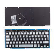 Подсветка клавиатуры для ноутбука MacBook Pro 17" A1297 (2009-2011, Г-образный Enter RU) Черный