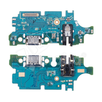 Шлейф для Samsung Galaxy A15 4G/5G/M15 5G (A155F/A156B/M156B) плата системный разъем/разъем гарнитуры/микрофон - Премиум